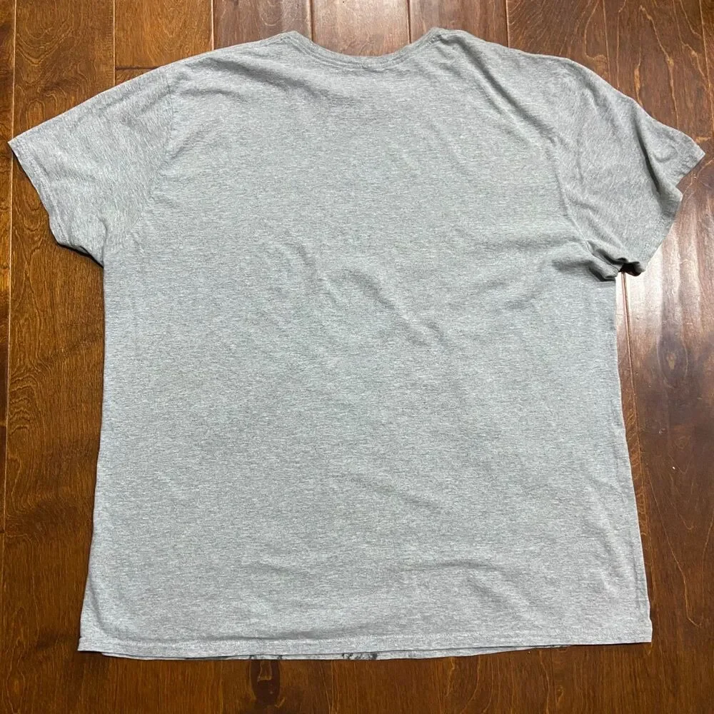 Marvel Team Ups Avengers Gray Black Big & Tall AOP Cotton T-Shirt Men's Size XXL